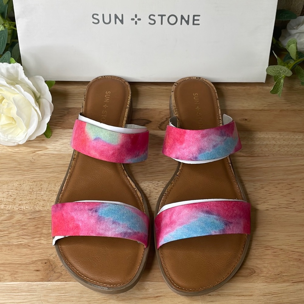 Sun + Stone Easten Slide Sandals 9M NWT